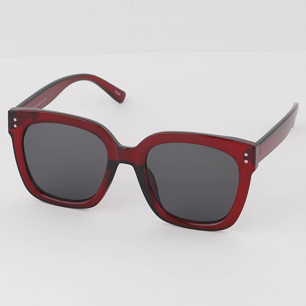 Oversized Square Sunglasses: Mix Color