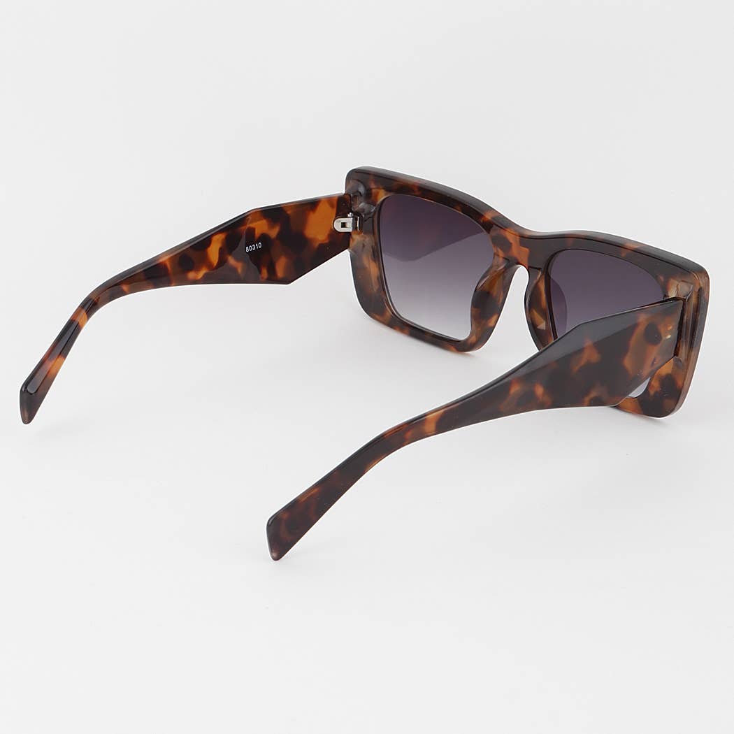 Geometric Square Sunglasses: Mix Color