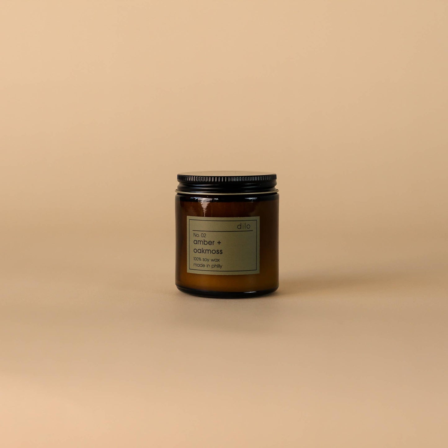 No. 02 Amber + Oakmoss Candle - 3 Sizes: 12.5oz
