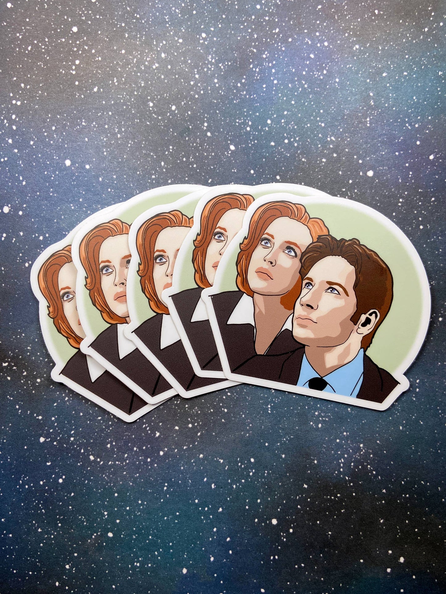 Vinyl Decal - X-Files - Scully and Mulder