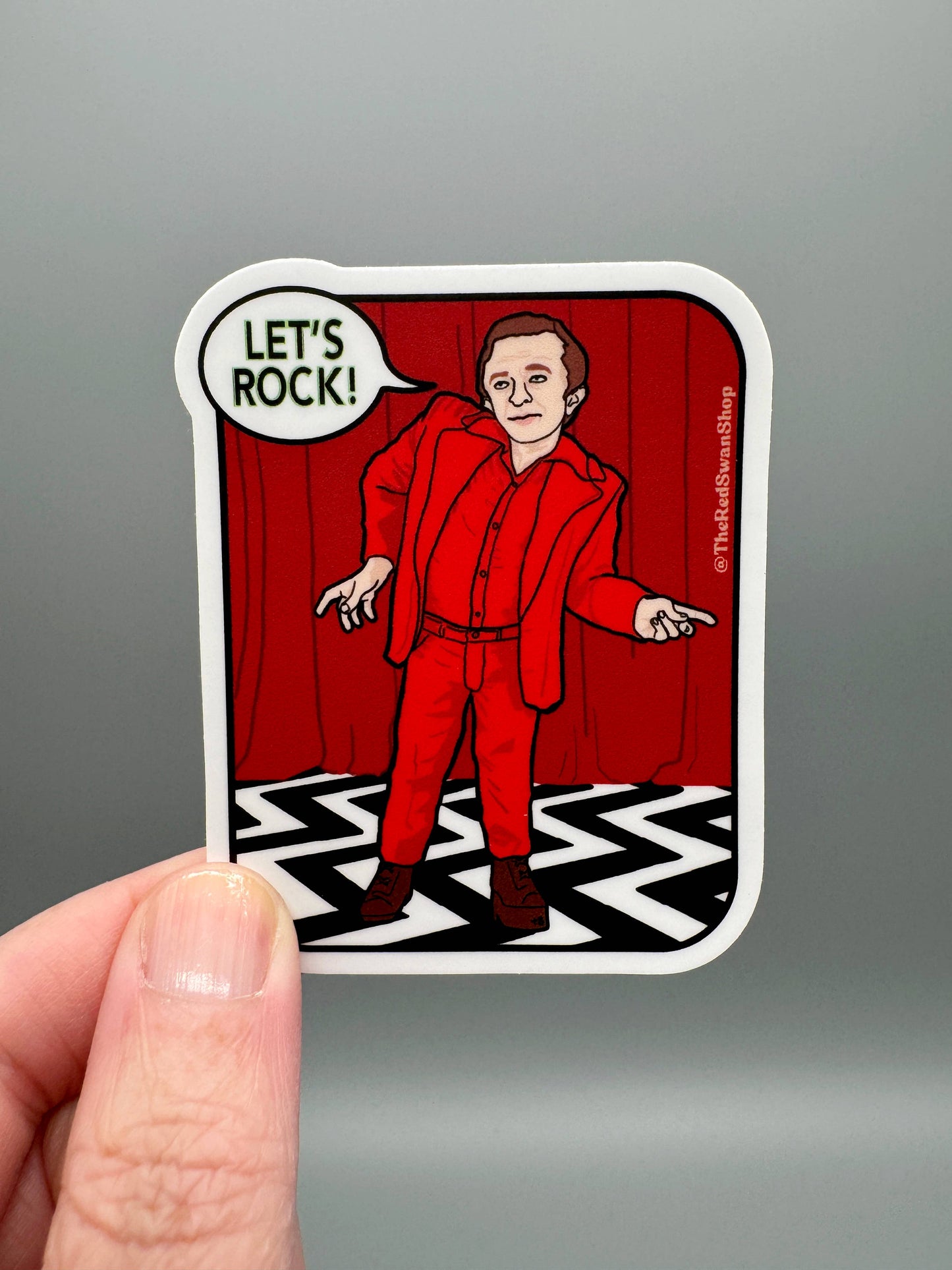 Vinyl Decal - Twin Peaks - Man From Another Place