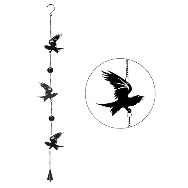 13782 Raven Metal Hanging Outdoor Decoration