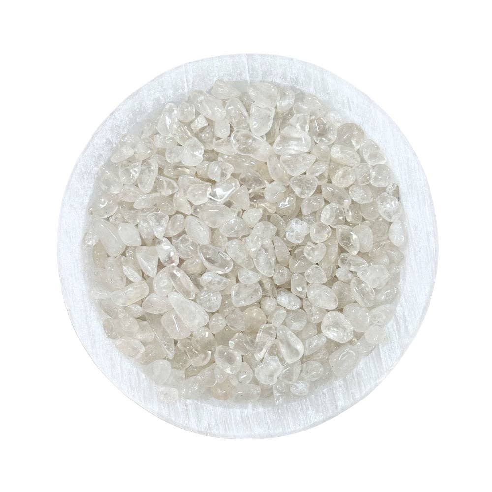Create Your Own Intention Bottle Refill - Clear Quartz Chips
