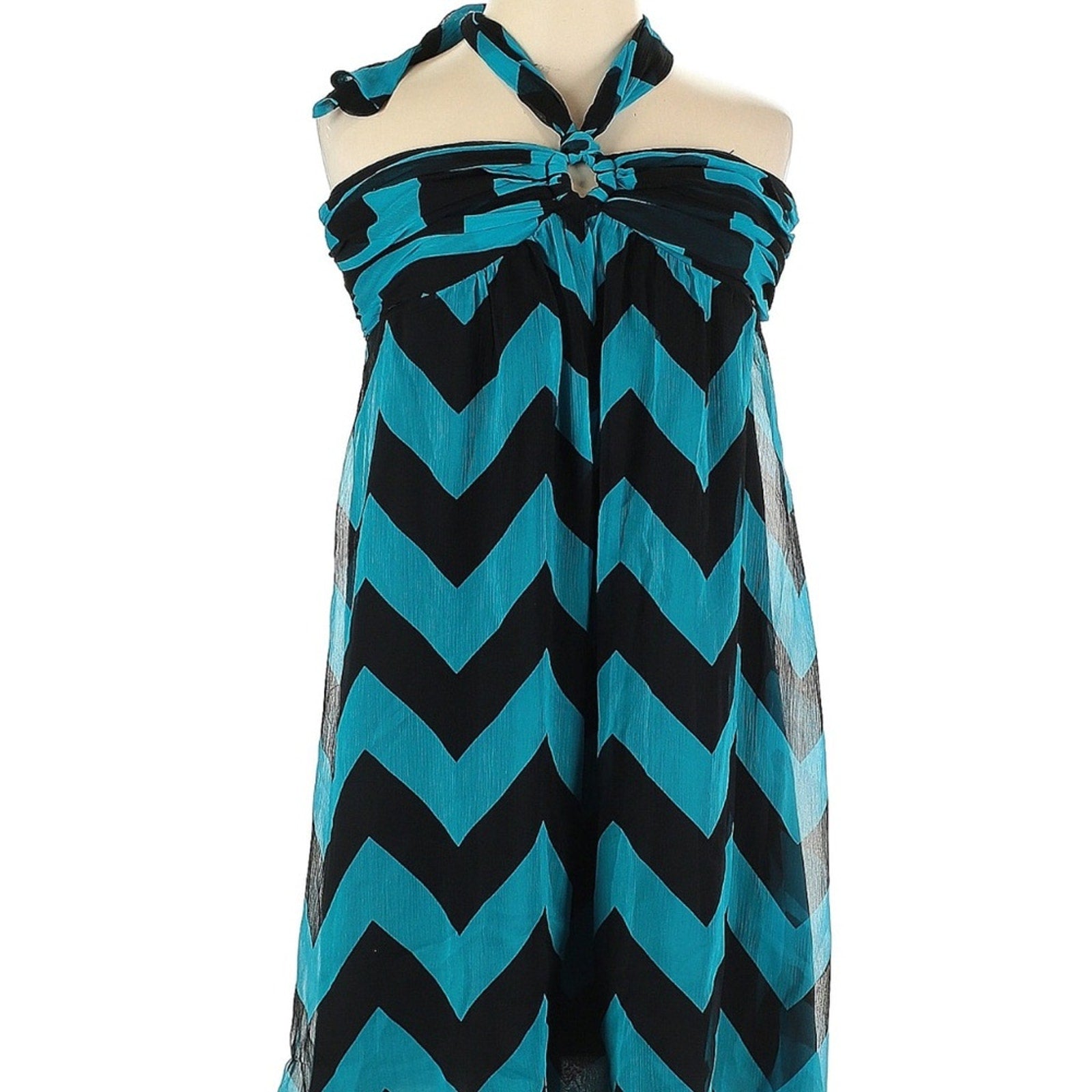 Stylish Black and Blue Chevron Women Dress Strange Love Shop Stylish Black and Blue Chevron Women Dress Strange Love Shop