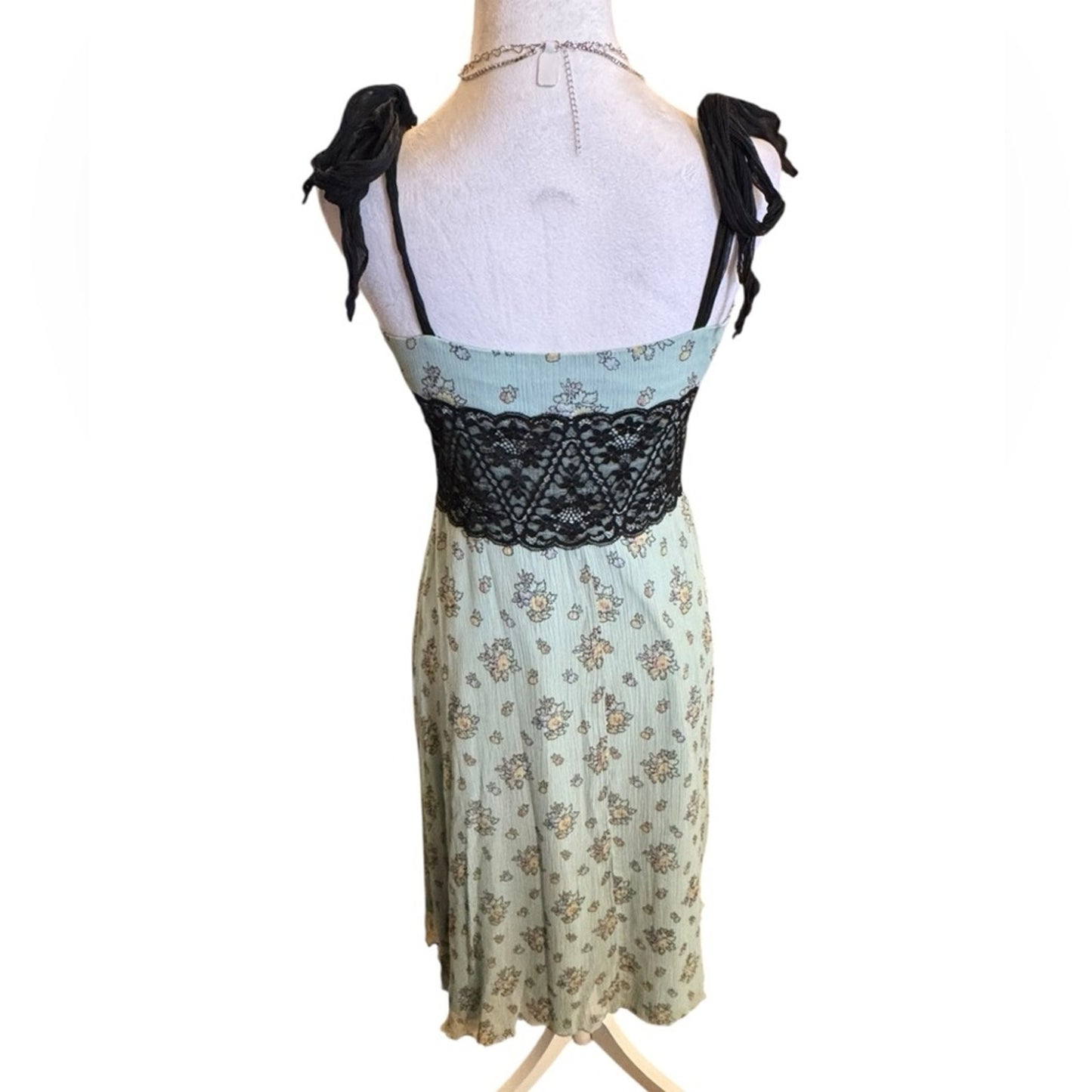 Betsey Johnson Silk Y2K era Black Label Dress Size 8