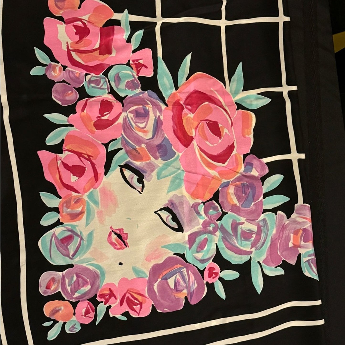 Bob Mackie Vintage Silk Scarf