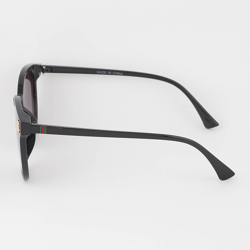 Killer Bee Round Gradient Sunglasses: Mix Color