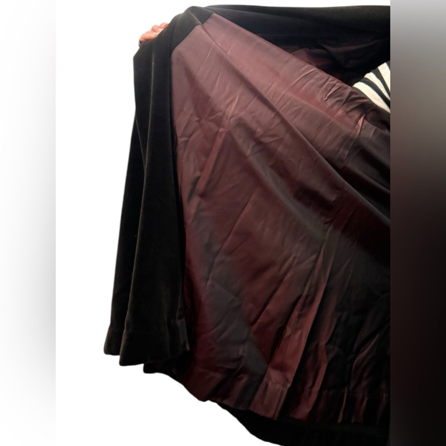 Vintage Velvet Swing Coat