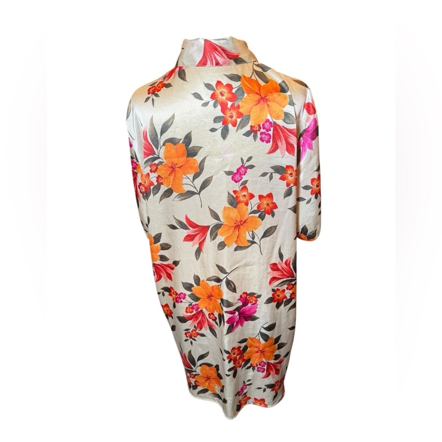 Victorias Secret Floral Button-Up Shirt Size L