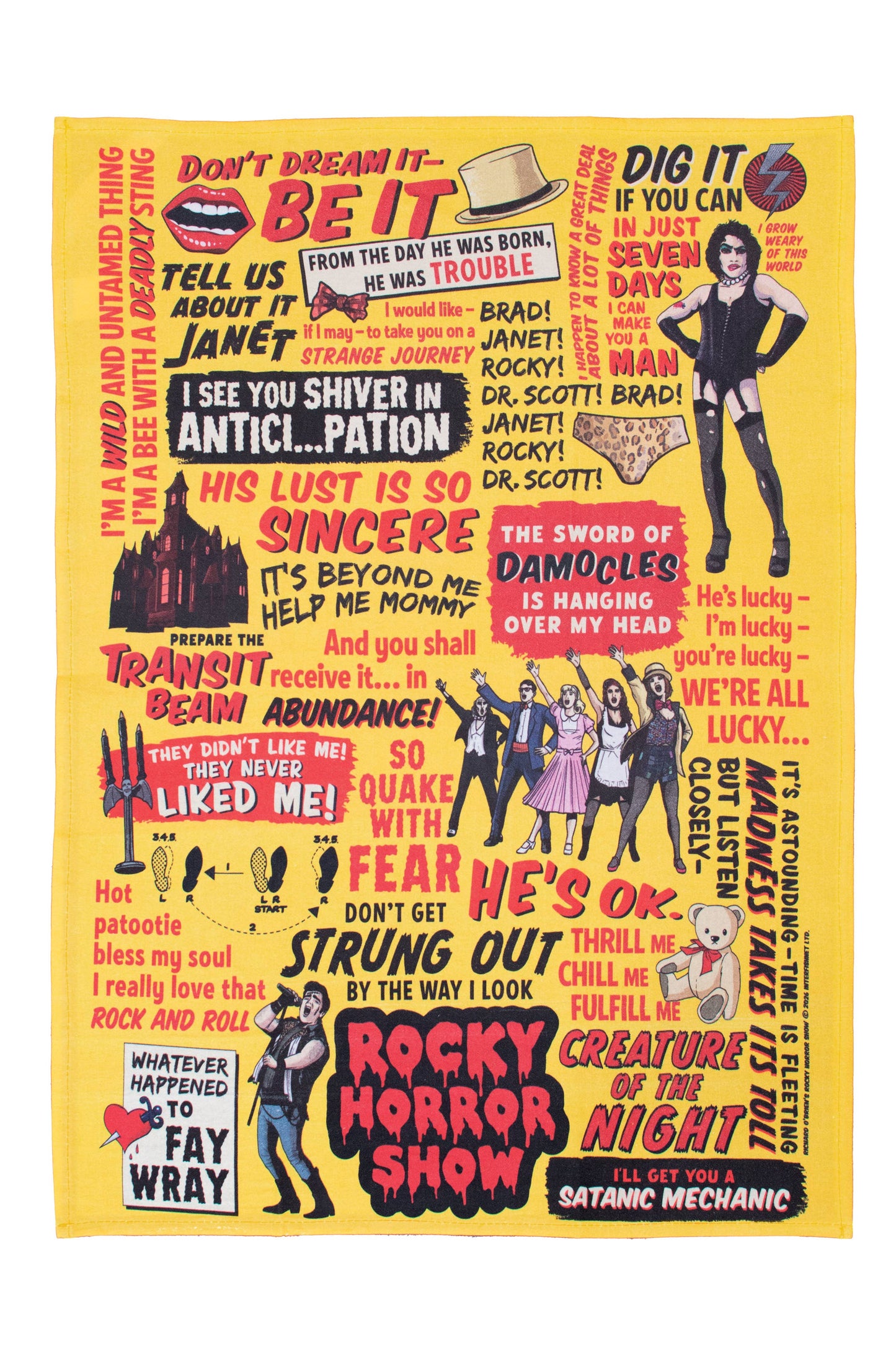 Rocky Horror Dish Towel
