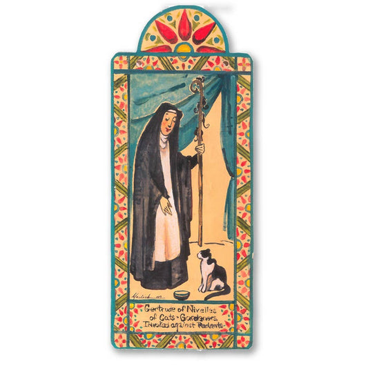 St. Gertrude of Nevilles - Cats and Against Rodents: Ornament