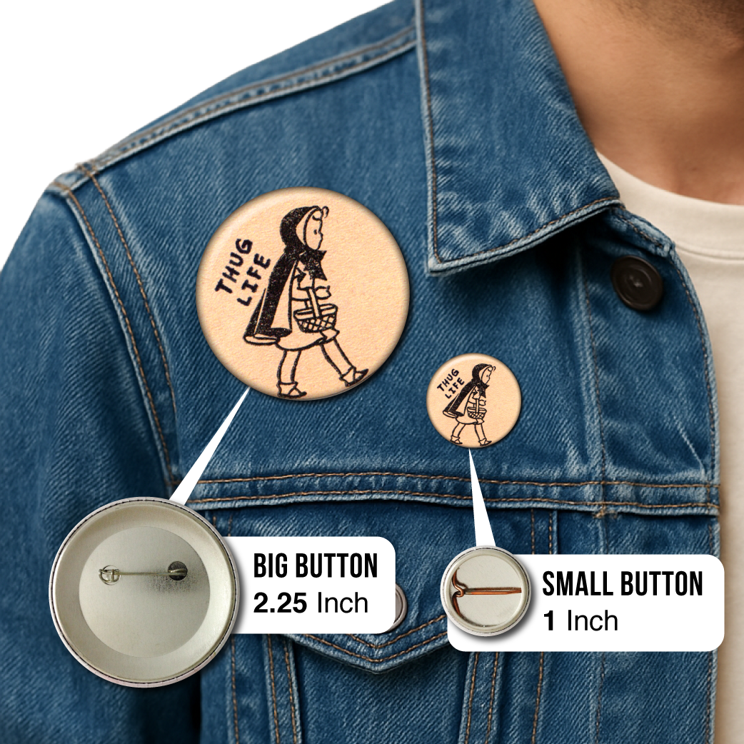 Thug Life – Pin: Small Button
