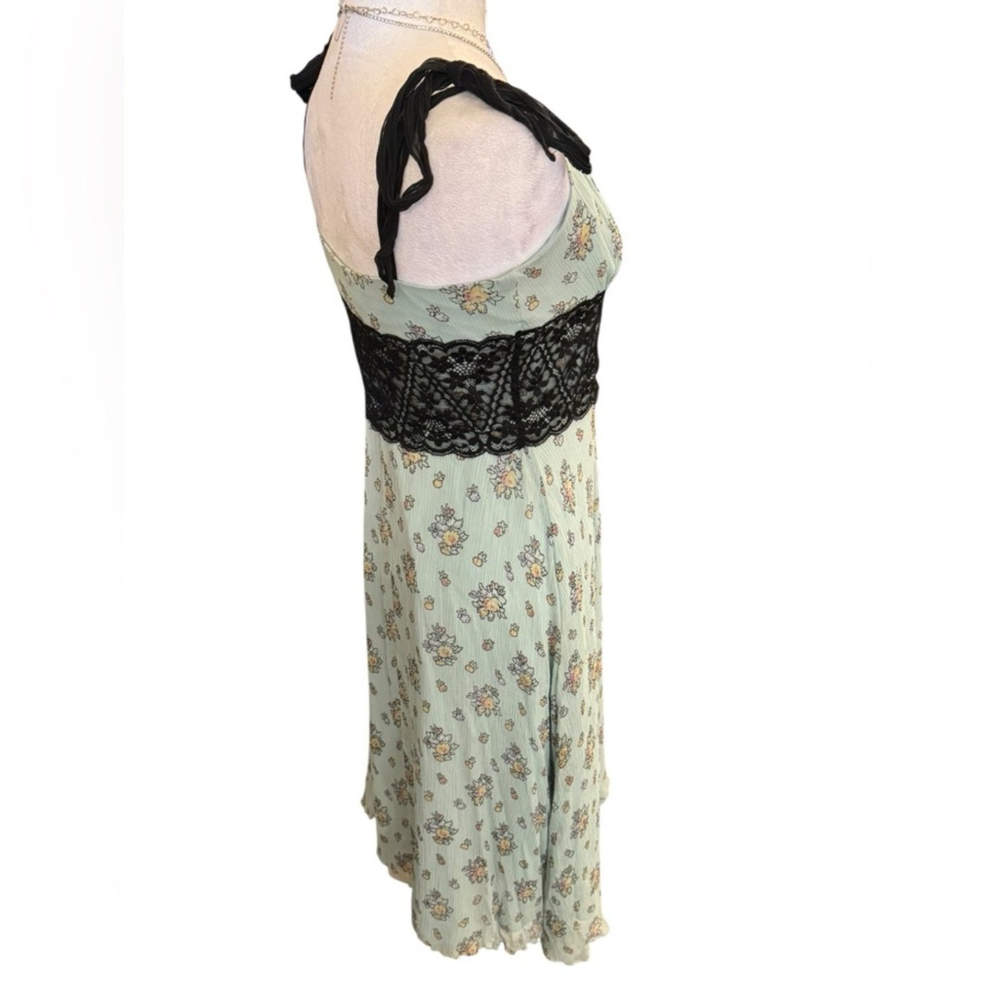 Betsey Johnson Silk Y2K era Black Label Dress Size 8