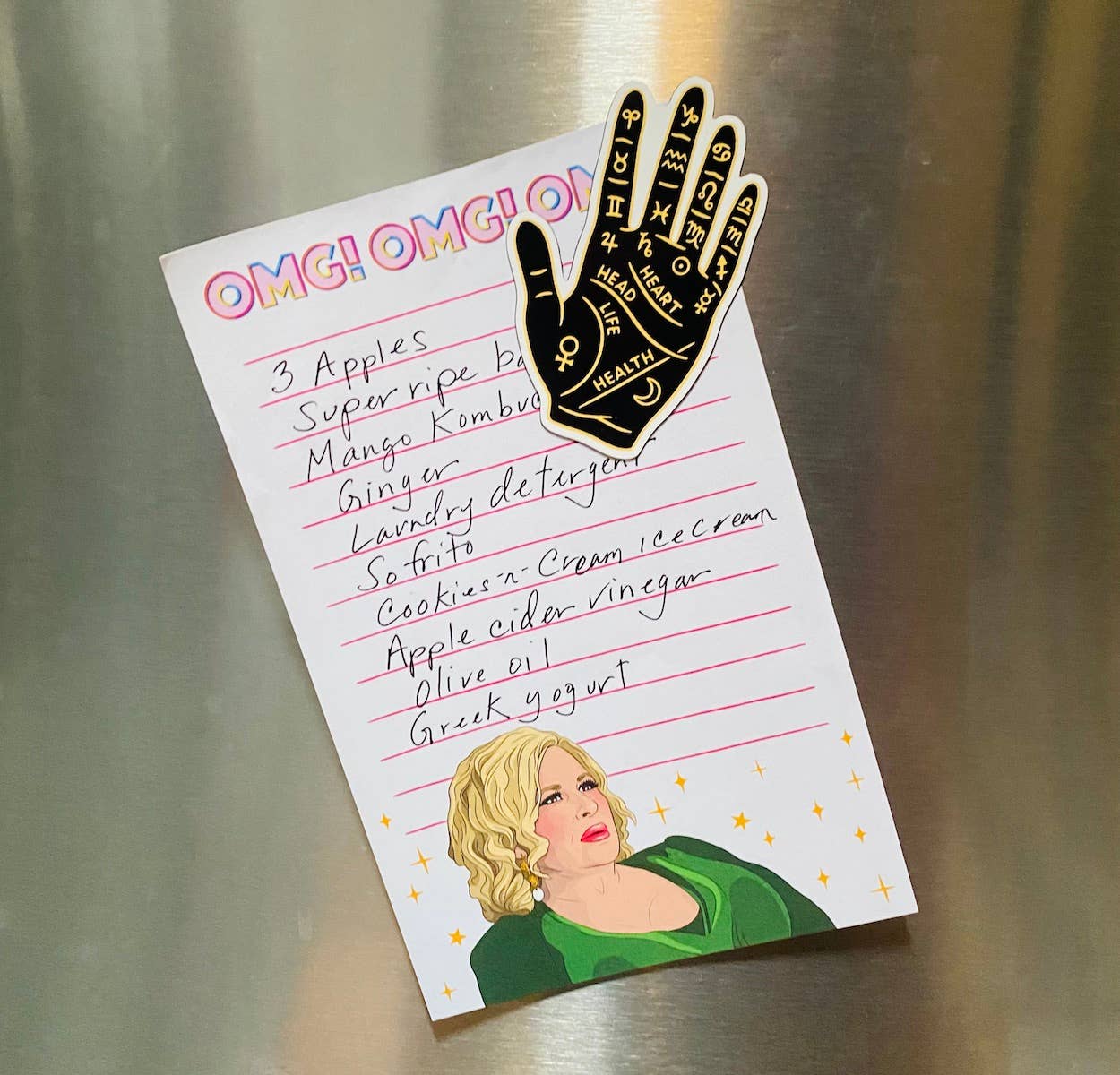 Palm Reading Die Cut Magnet