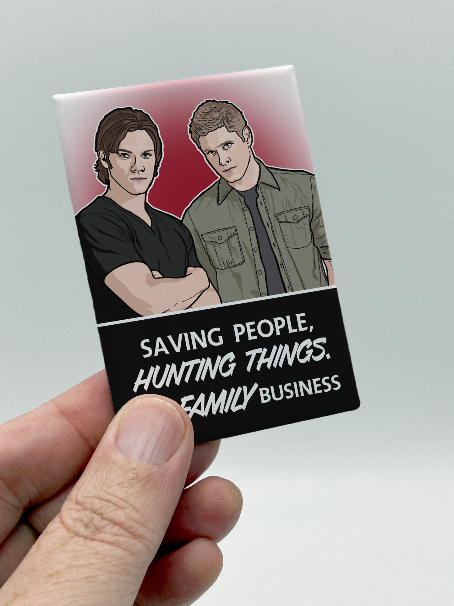Supernatural Souvenir Magnet - Sam and Dean