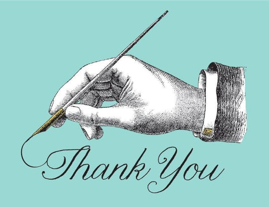 Victorian Hand Thank You Card