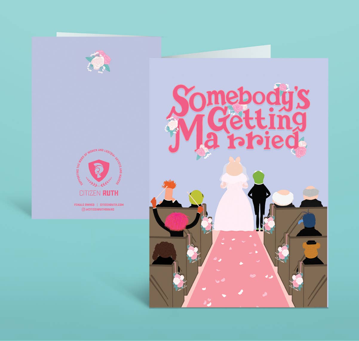 Somebody's Getting Married Muppets card