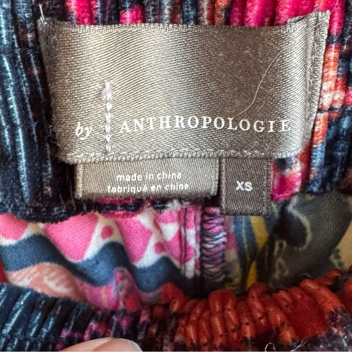 Anthropologie drawstring Velvet Jogger Harem Pants XS