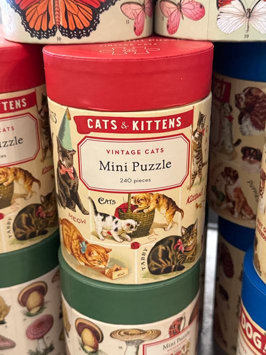 Mini vintage cat Puzzle