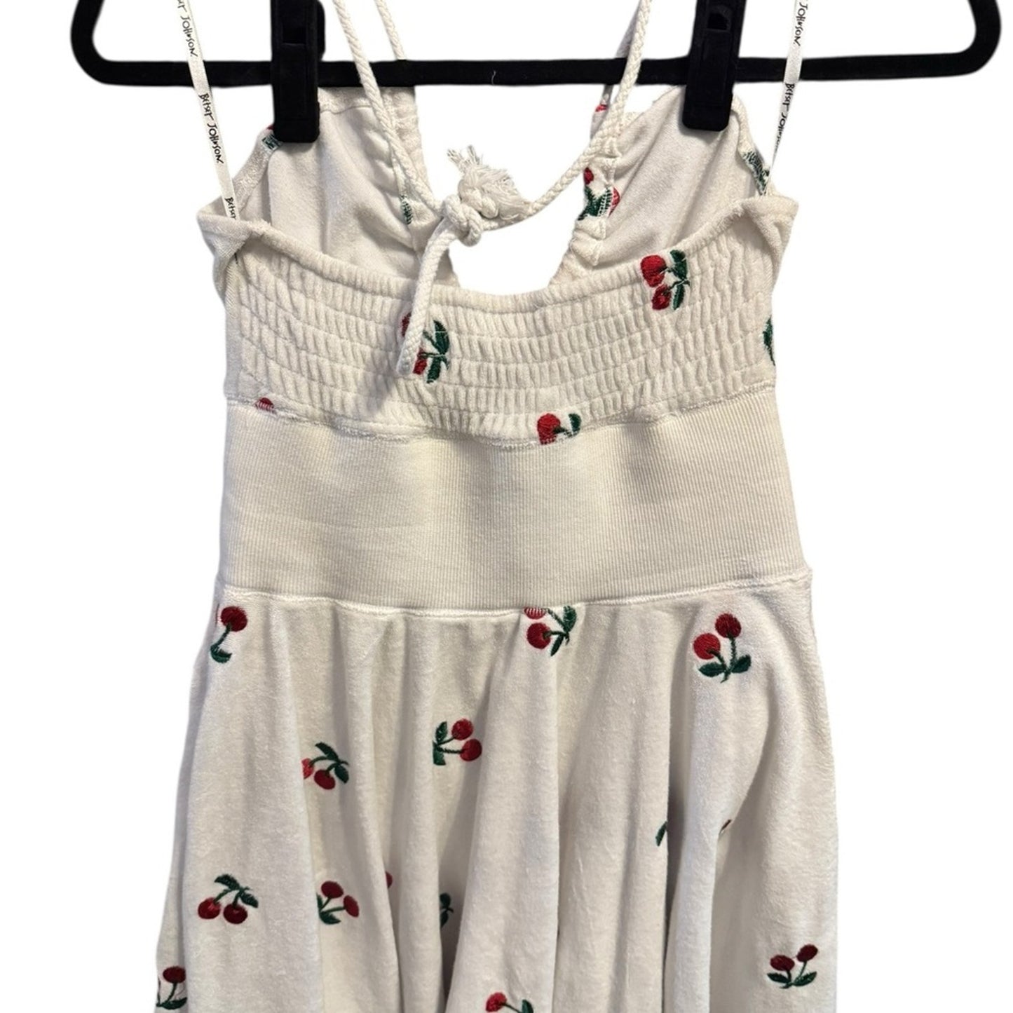 Betsey Johnson Y2K Rare Cherry Terry Cloth Dress S