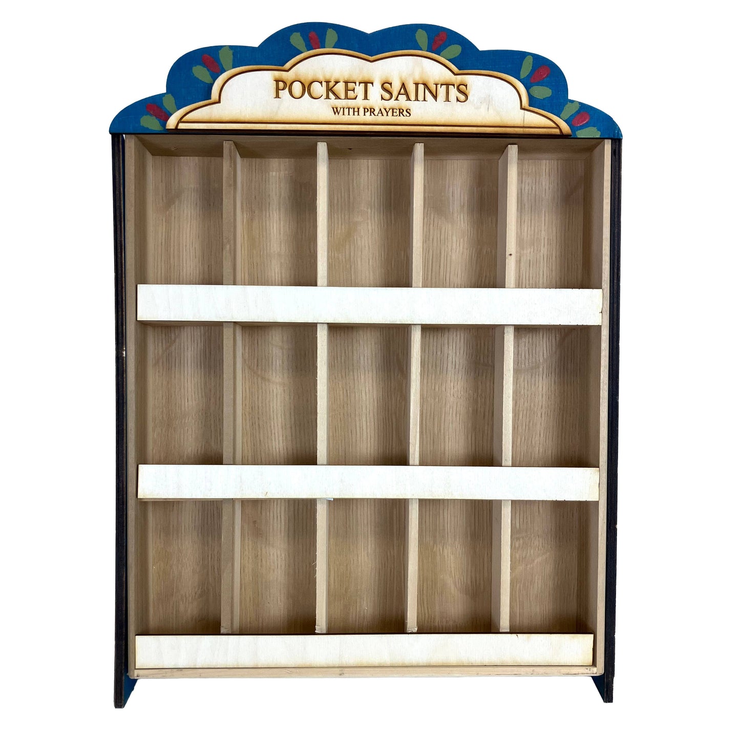 Display Box only, painted 15 pocket table top