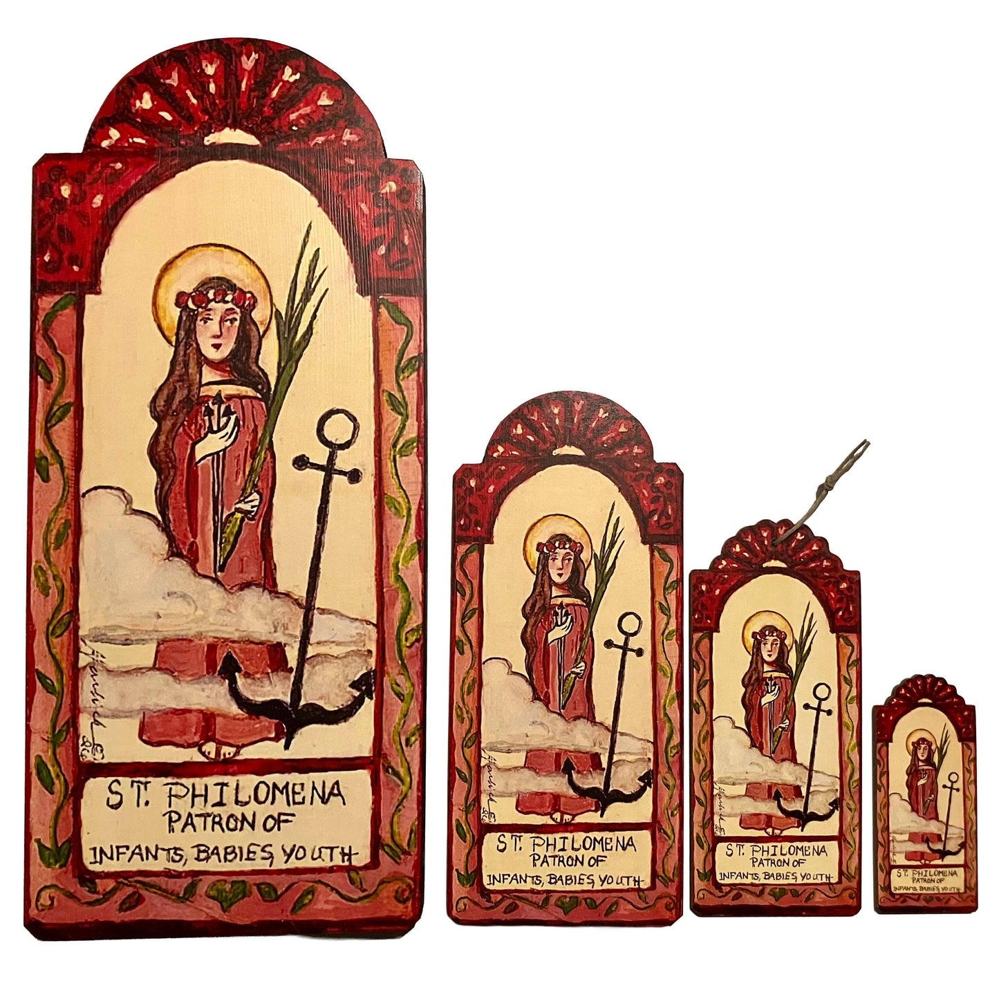 St. Philomena, Patronage: Infants, babies, youth.: Pocket