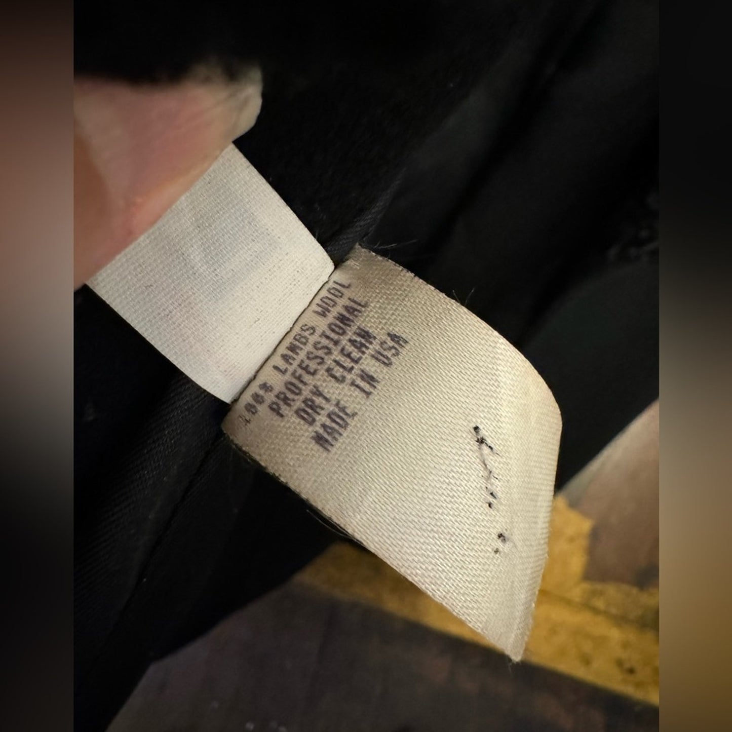Perry Ellis Vintage Union Made Lambswool Coat
