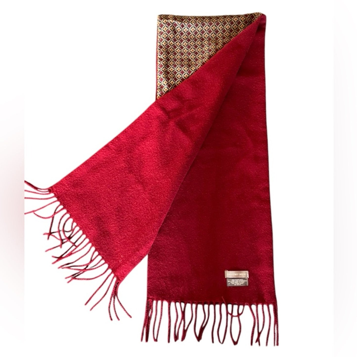 Geoffrey Beene Vintage Silk Wool Mix Men’s Scarf