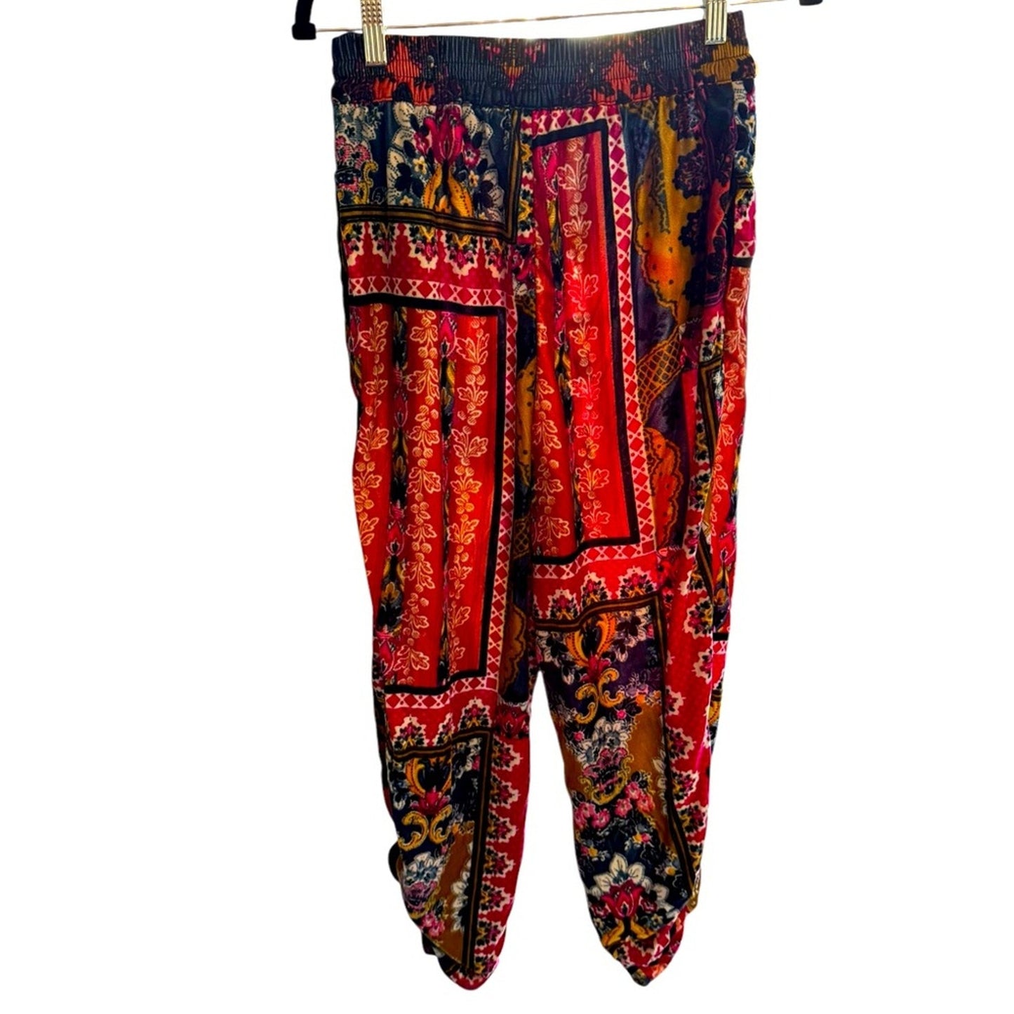 Anthropologie drawstring Velvet Jogger Harem Pants XS