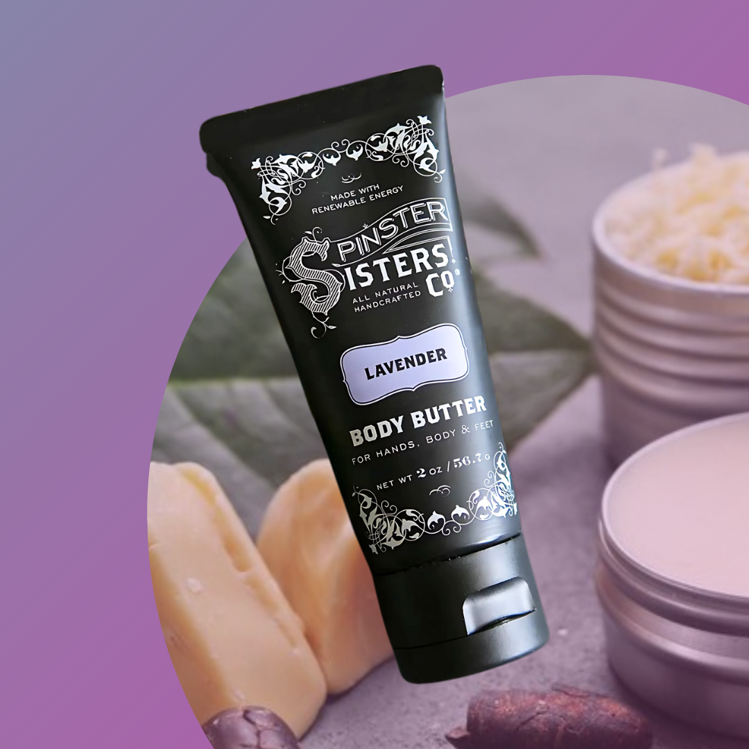 Fair Trade Shea Body Butter Lotion: Deeply Moisturizing: Moss + Magnesium