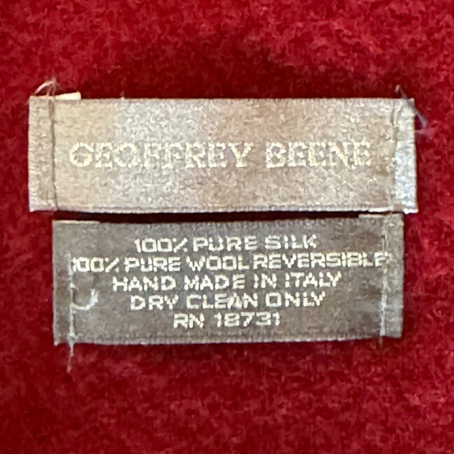 Geoffrey Beene Vintage Silk Wool Mix Men’s Scarf