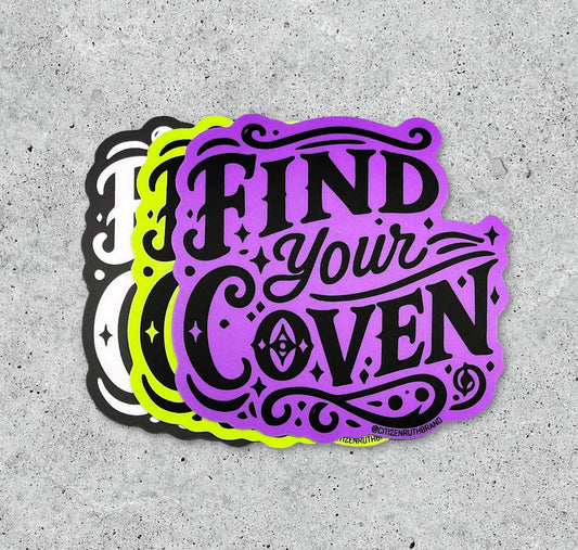 Find your Coven vinyl sticker