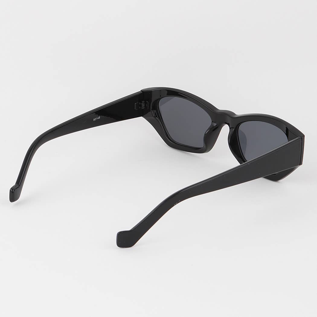 Geometric Cateye Sunglasses: Mix Color