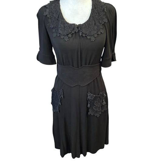 Betsey Johnson Y2K Era Black Label with Lace detail