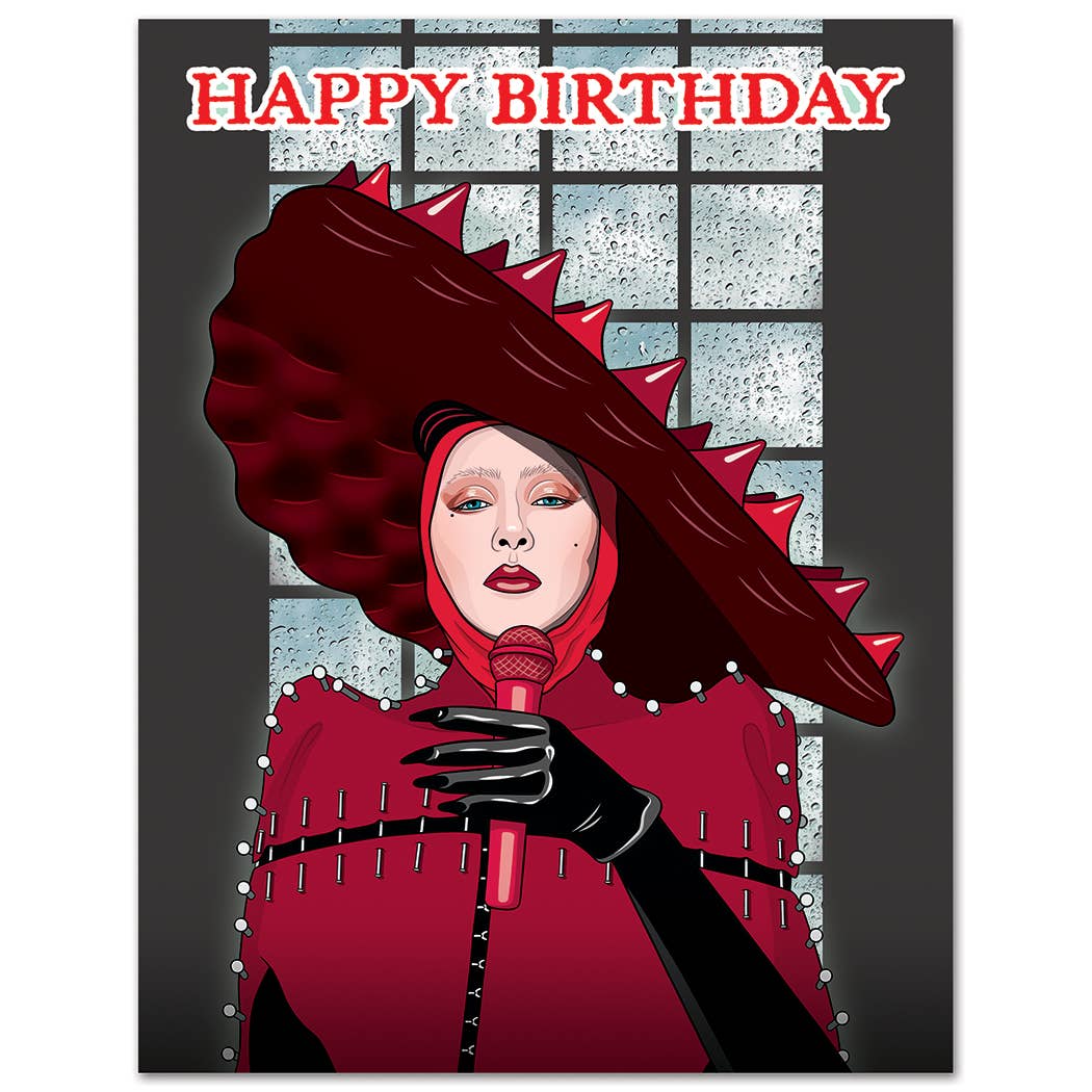 Lady Gaga Abracadabra Birthday Card