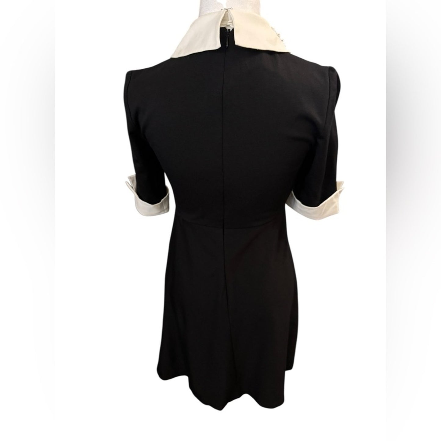 Betsey Johnson Y2K era beaded color Wednesday dress Size 2