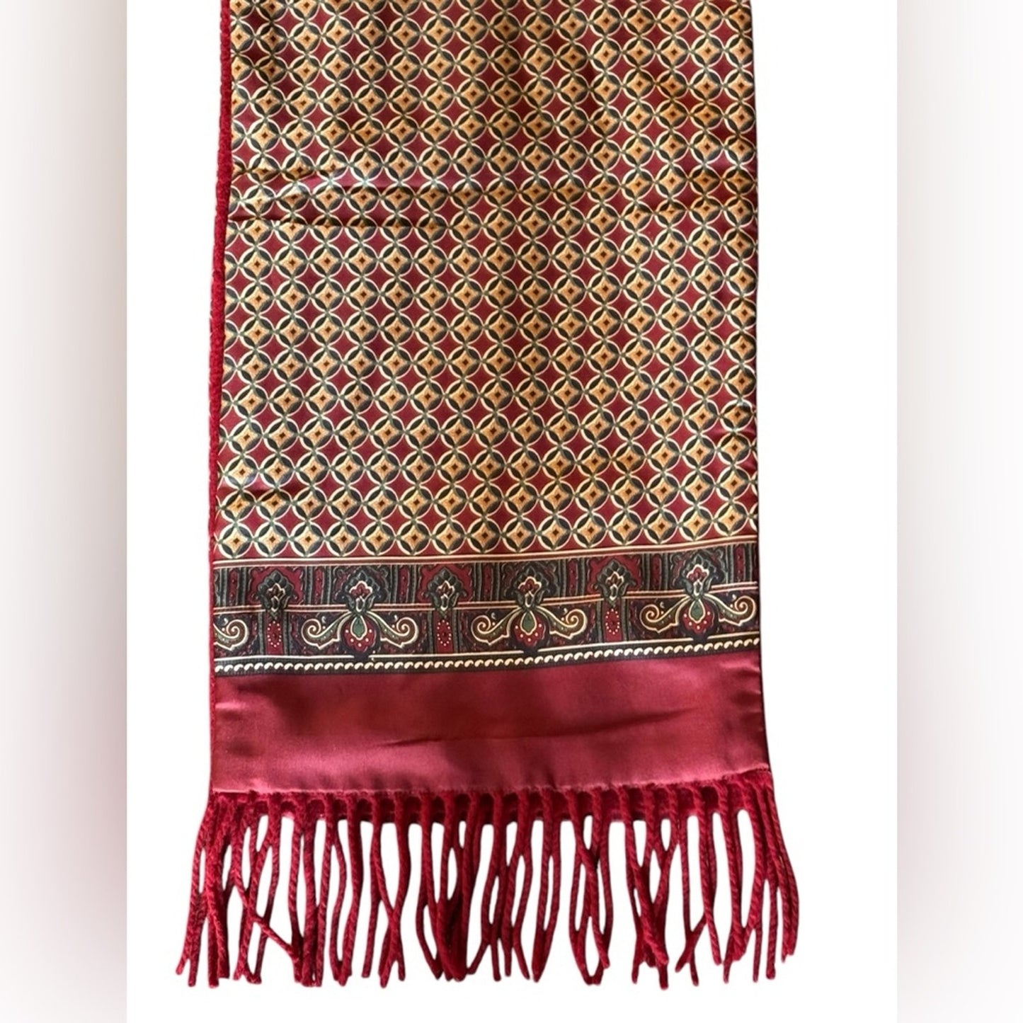Geoffrey Beene Vintage Silk Wool Mix Men’s Scarf