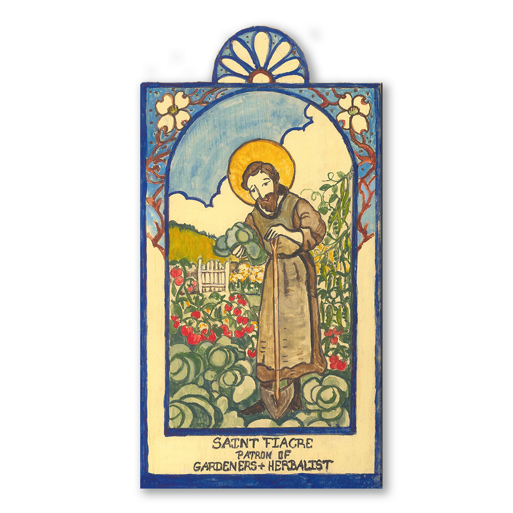 Saint Fiacre - Gardeners, Herbalists: Pocket