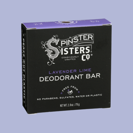 Aluminum & Paraben Free Deodorant Bar - Lavender Lime Scent