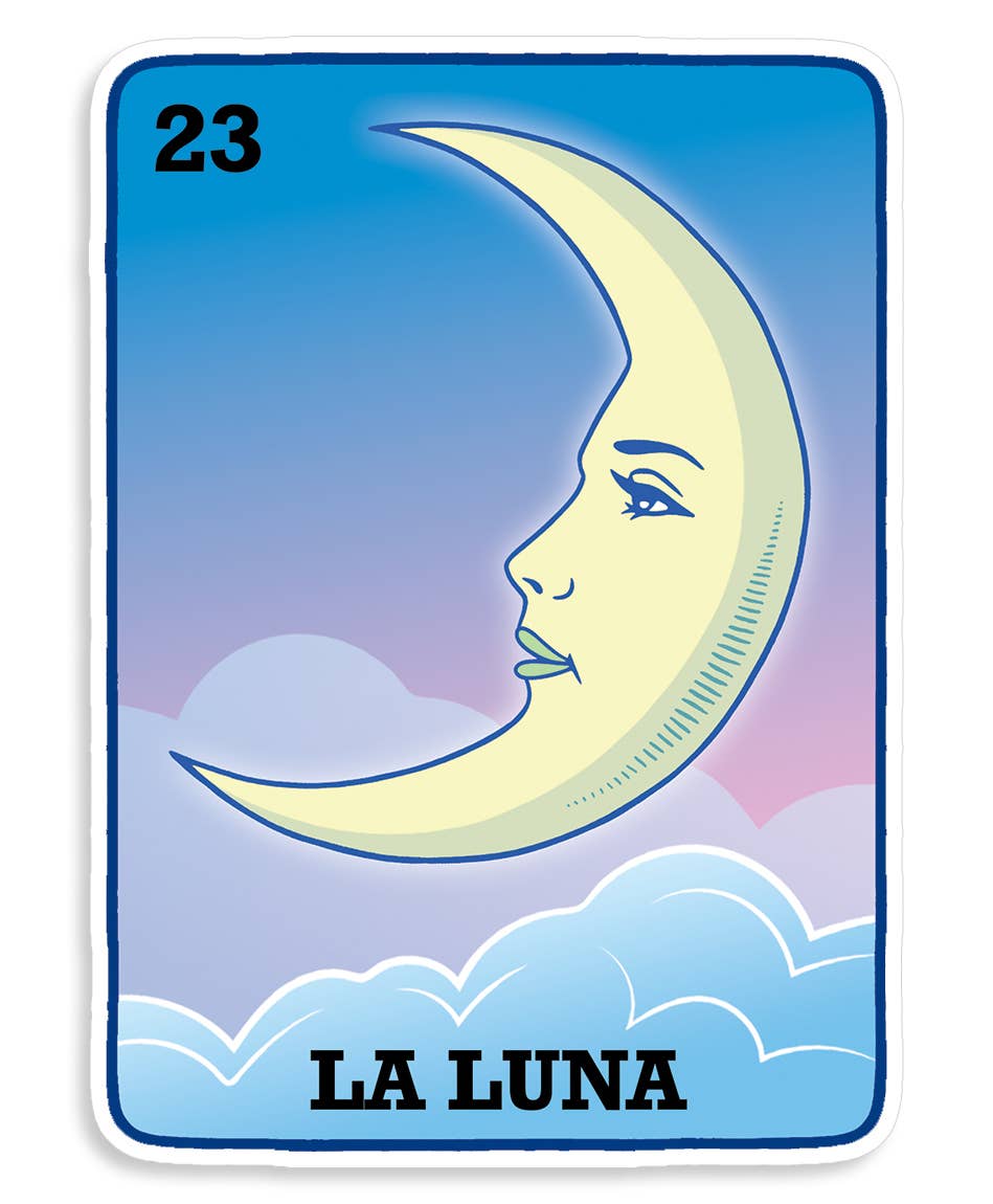 La Luna Die Cut Sticker