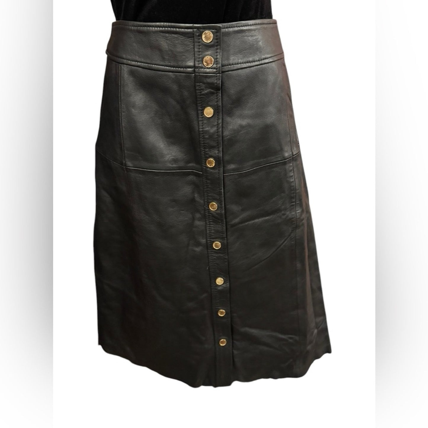 Vanessa Seward Pour La Redoute Leather Skirt
