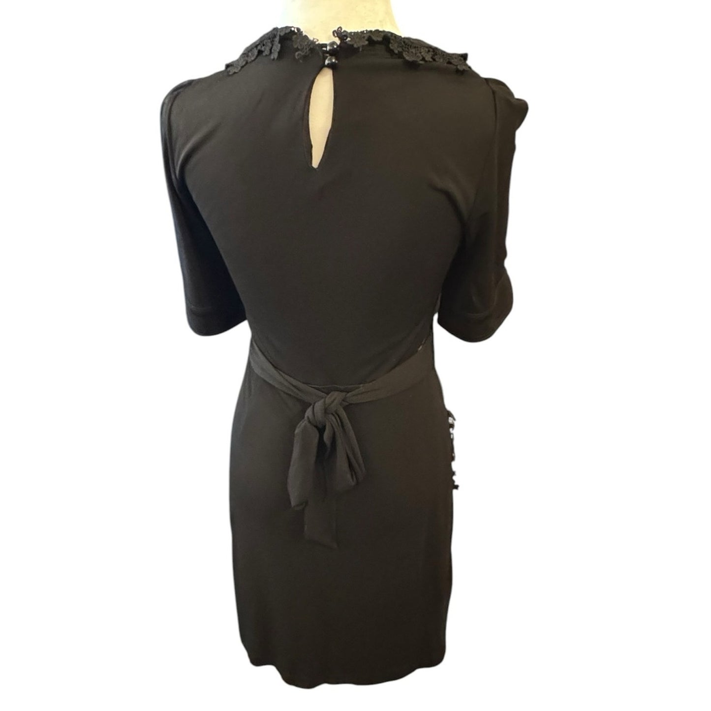 Betsey Johnson Y2K Era Black Label with Lace detail