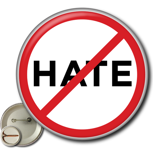 No Hate – Pin: Small Button