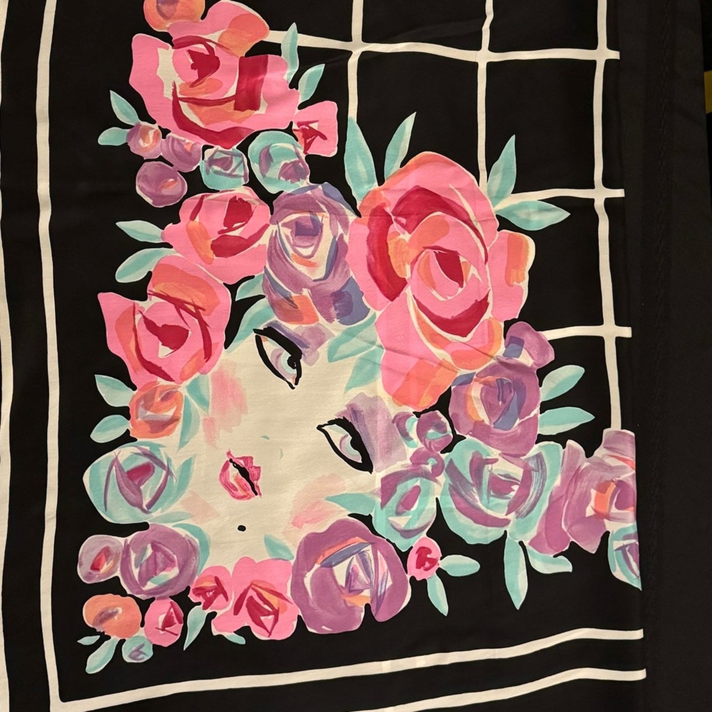 Bob Mackie Vintage Silk Scarf