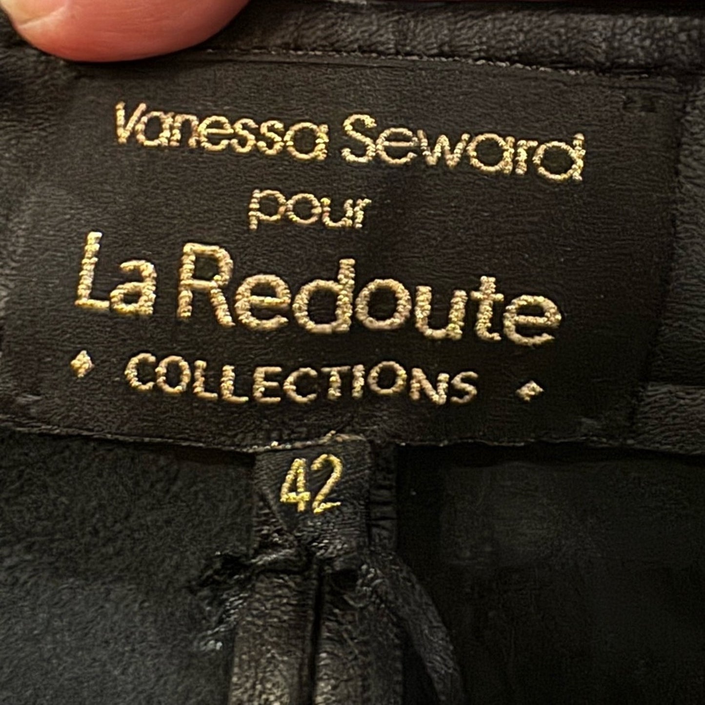 Vanessa Seward Pour La Redoute Leather Skirt