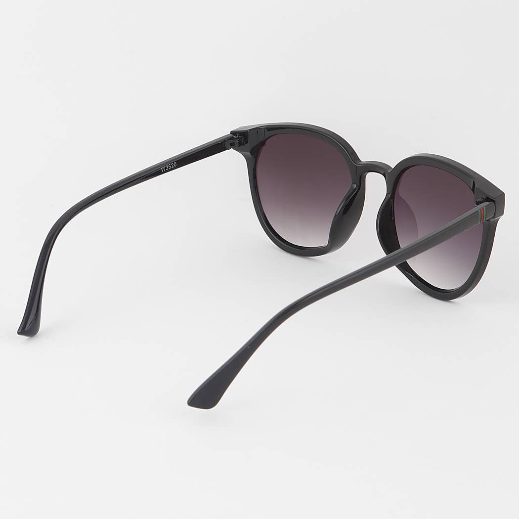Killer Bee Round Gradient Sunglasses: Mix Color