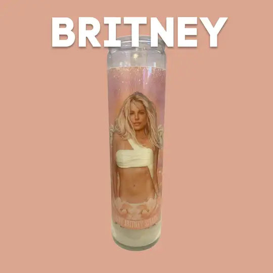 The Luminary Britney Spears Altar Candle