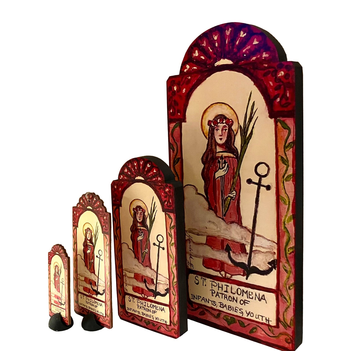 St. Philomena, Patronage: Infants, babies, youth.: Pocket