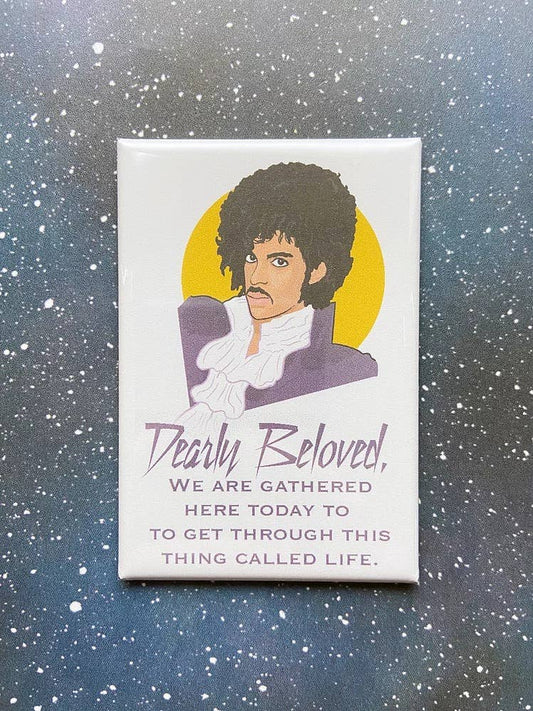 “Dearly Beloved” Prince Souvenir Magnet