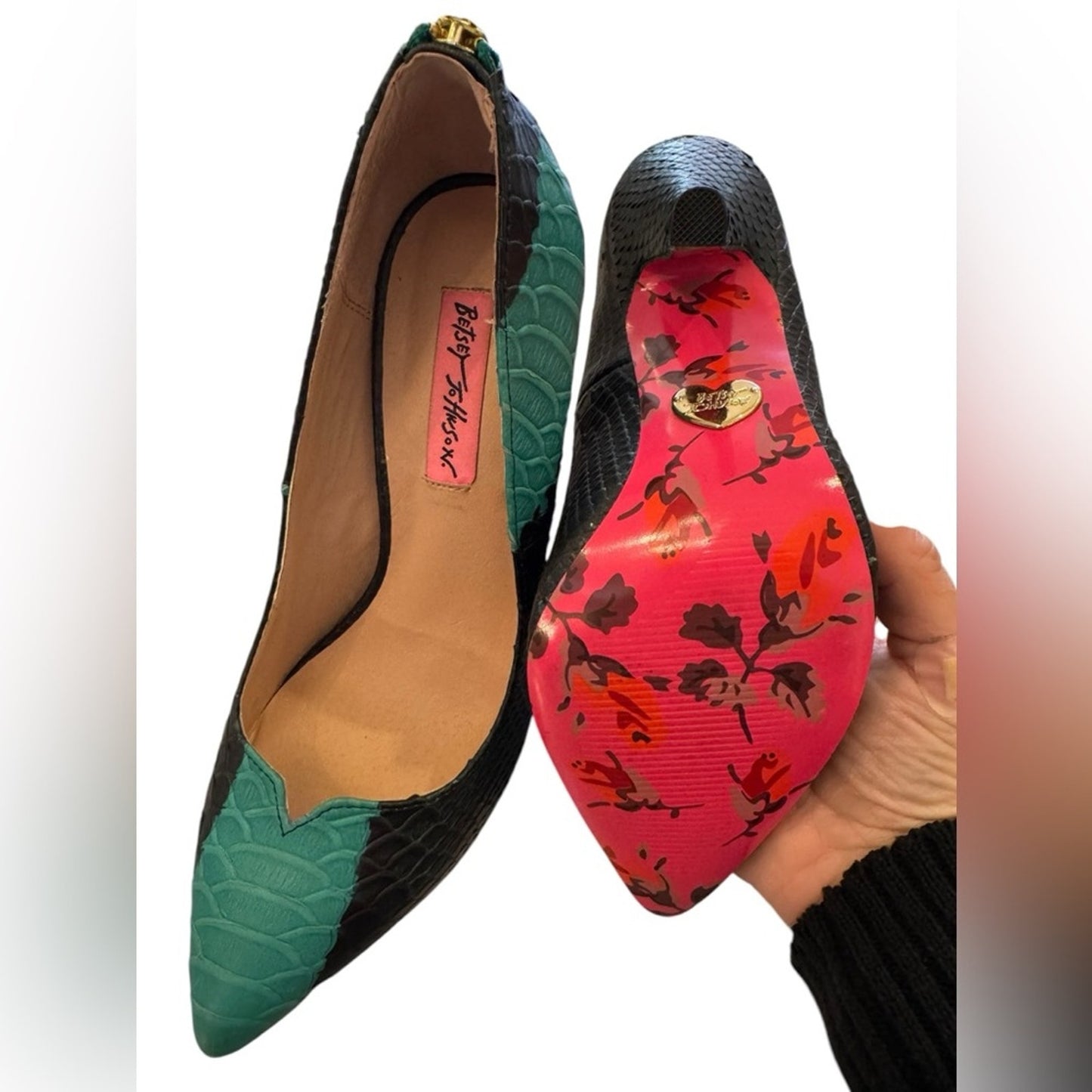 Betsey Johnson Leather High Heel
shoes
